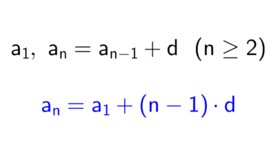 Sucesión aritmética 10 Sucesiones aritméticas