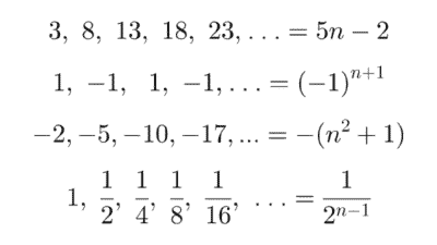 Término general de una sucesión 2 Término general de una sucesión